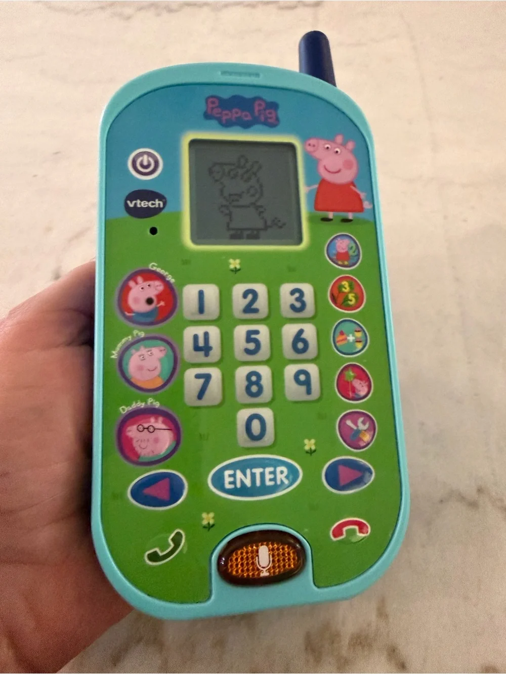 Peppa Pig Learning Phone - Teal, Blue and Green